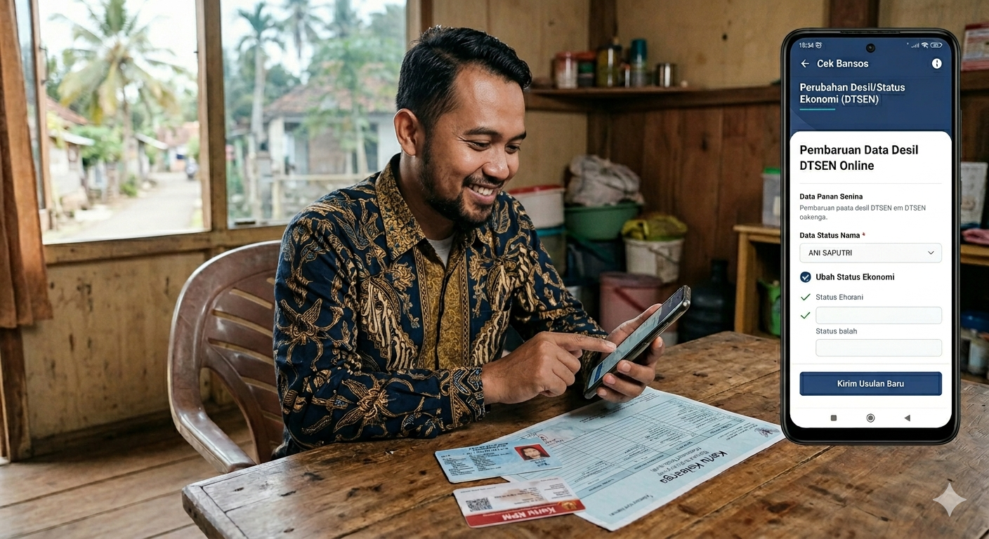 Cek Desil Bansos Juli 2026 Secara Online Pakai NIK KTP
