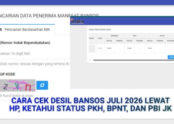 Cara Cek Desil Bansos Juli 2026 Lewat HP, Ketahui Status PKH, BPNT, dan PBI JK