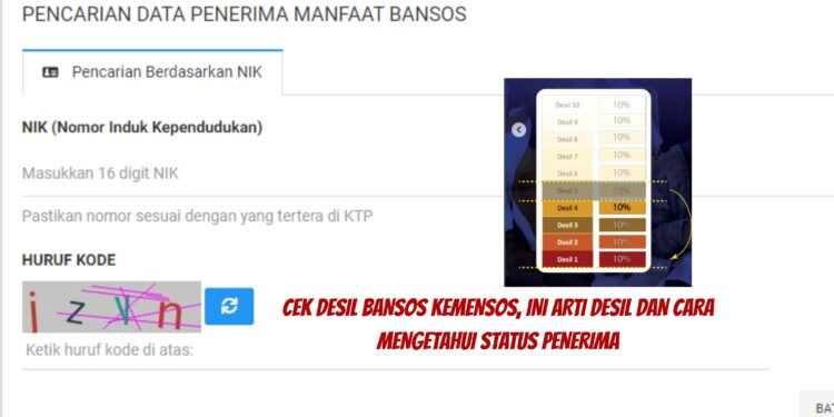 Cek Desil Bansos Kemensos, Ini Arti Desil dan Cara Mengetahui Status Penerima