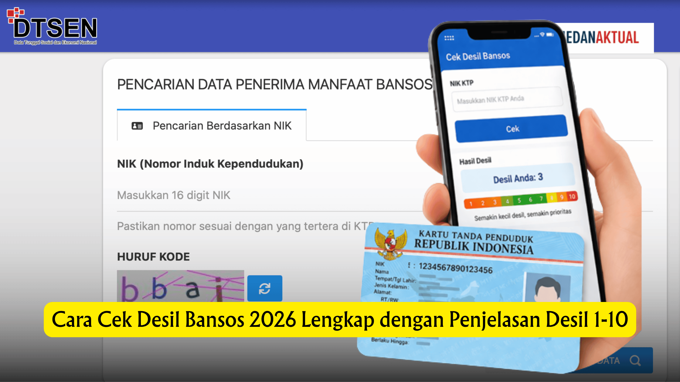 Cara Cek Desil Bansos 2026 Lengkap dengan Penjelasan Desil 1-10