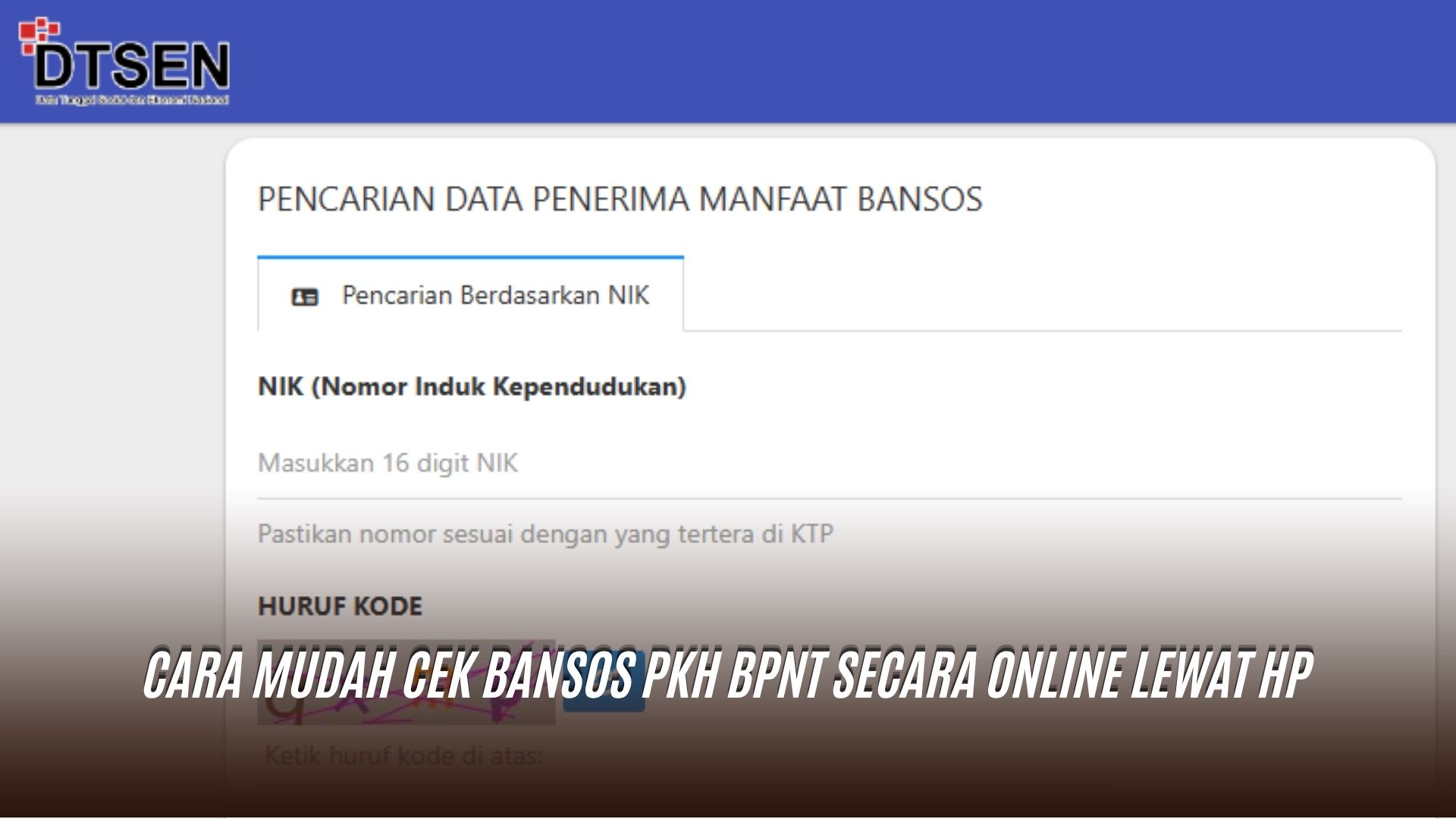 Cara Mudah Cek Bansos PKH BPNT Secara Online Lewat HP