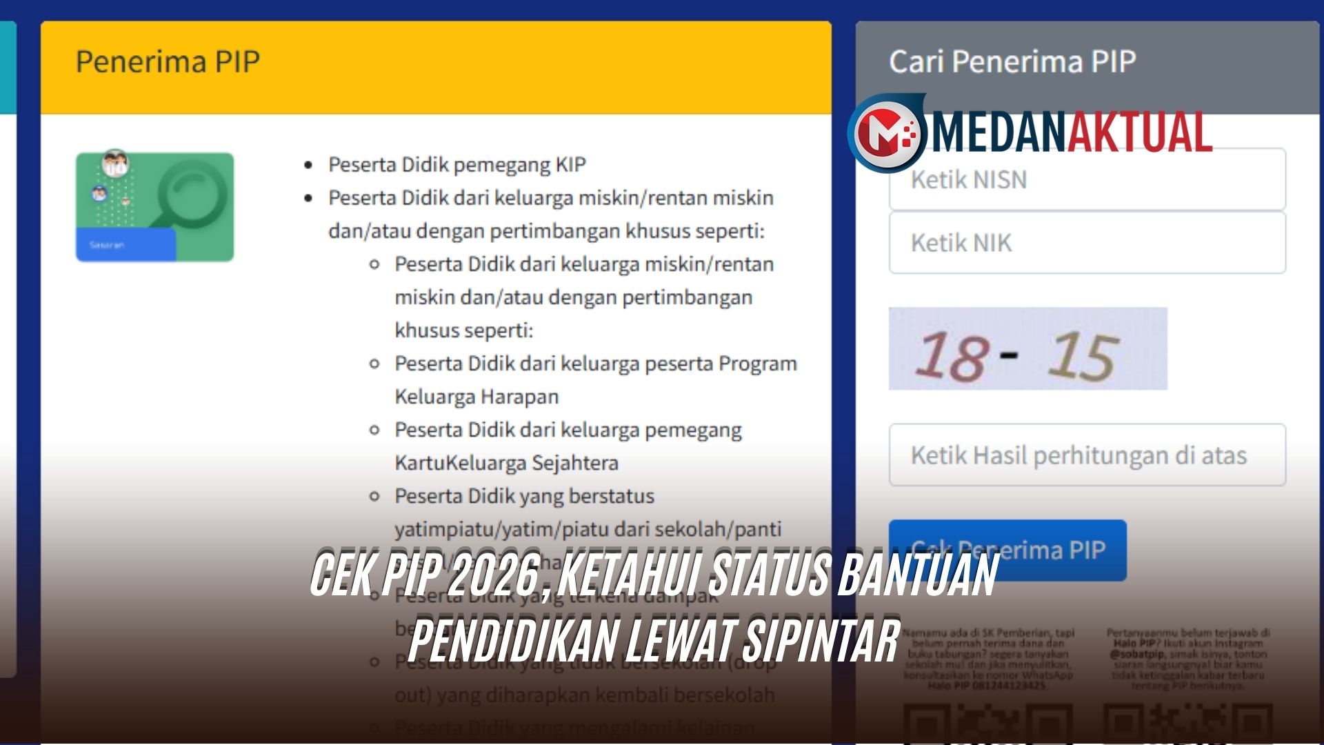 Cek PIP 2026, Ketahui Status Bantuan Pendidikan Lewat SIPINTAR