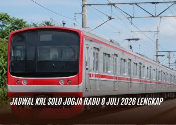 Jadwal KRL Solo Jogja Rabu 8 Juli 2026 Lengkap