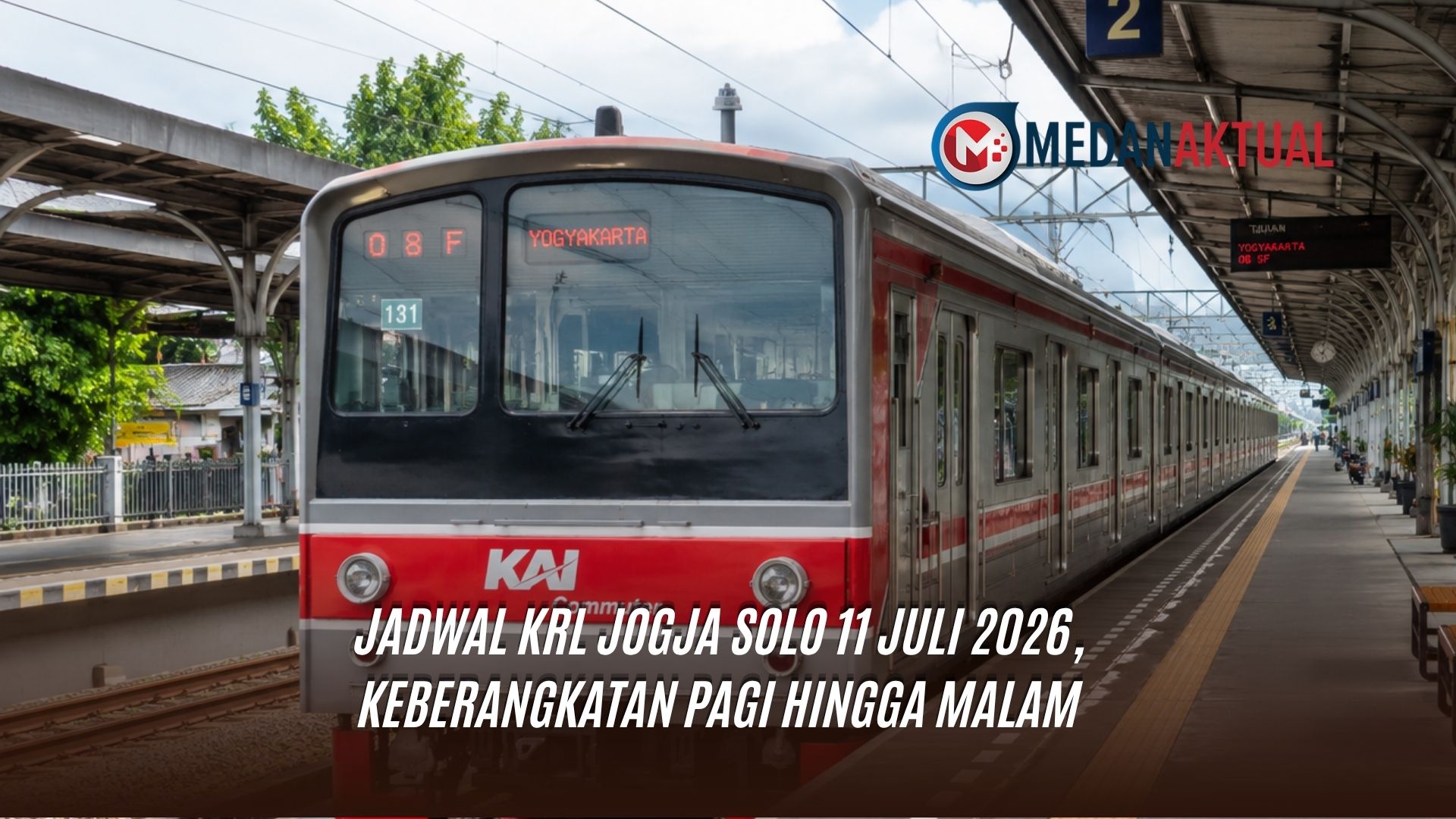 Jadwal KRL Jogja Solo 11 Juli 2026, Keberangkatan Pagi hingga Malam