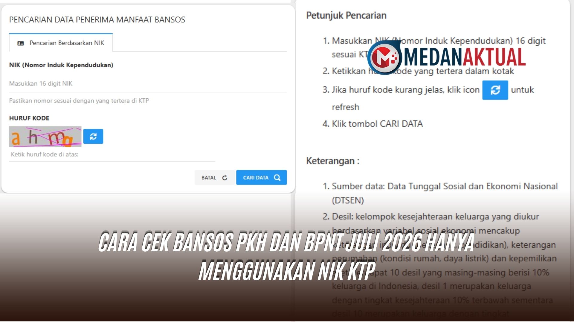 Cara Cek Bansos PKH dan BPNT Juli 2026 Hanya Menggunakan NIK KTP