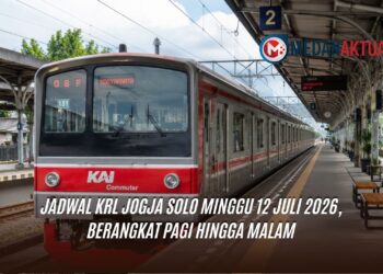 Jadwal KRL Jogja Solo Minggu 12 Juli 2026, Berangkat Pagi hingga Malam