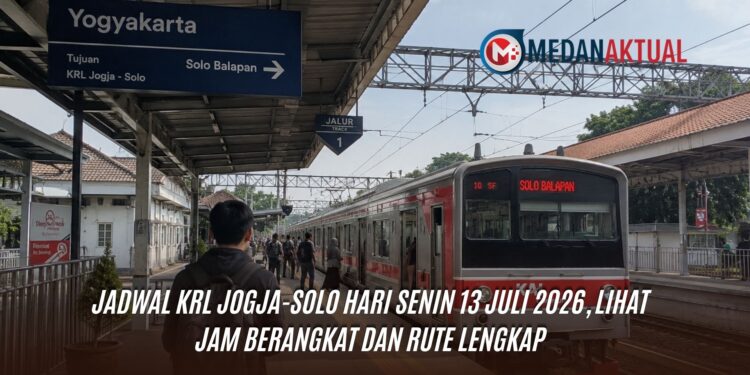 Jadwal KRL Jogja-Solo Hari Senin 13 Juli 2026, Lihat Jam Berangkat dan Rute Lengkap