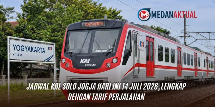 Jadwal KRL Solo Jogja Hari Ini 14 Juli 2026, Lengkap dengan Tarif Perjalanan