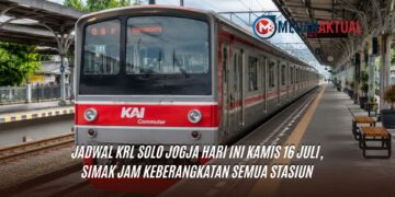 Jadwal KRL Solo Jogja Hari Ini Kamis 16 Juli, Simak Jam Keberangkatan Semua Stasiun