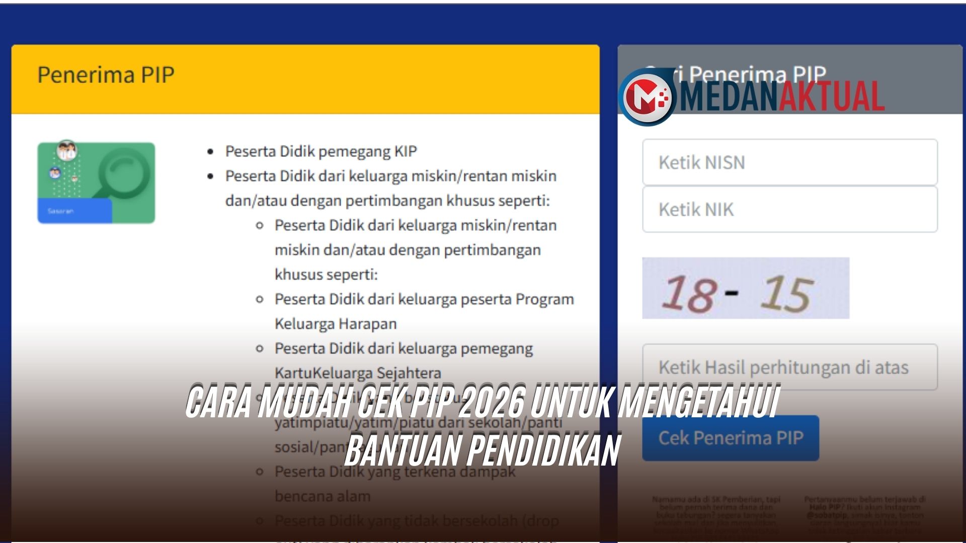 Cara Mudah Cek PIP 2026 untuk Mengetahui Bantuan Pendidikan