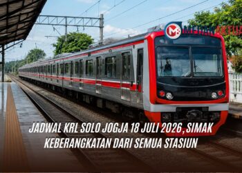 Jadwal KRL Solo Jogja 18 Juli 2026, Simak Keberangkatan dari Semua Stasiun