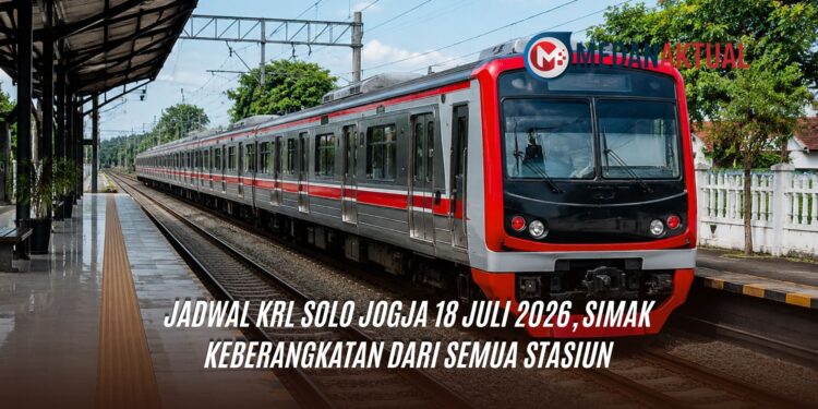 Jadwal KRL Solo Jogja 18 Juli 2026, Simak Keberangkatan dari Semua Stasiun