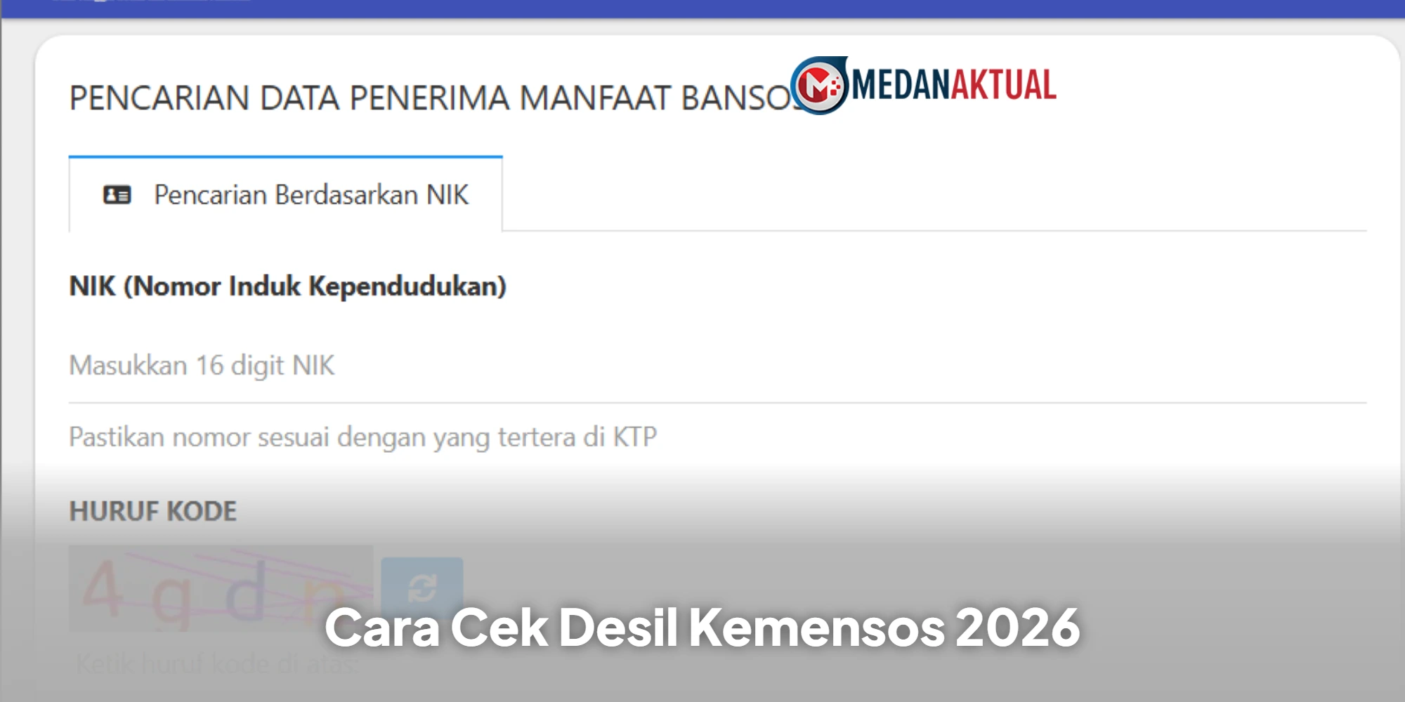 Panduan Cek Desil Kemensos Juli 2026 Menggunakan NIK KTP