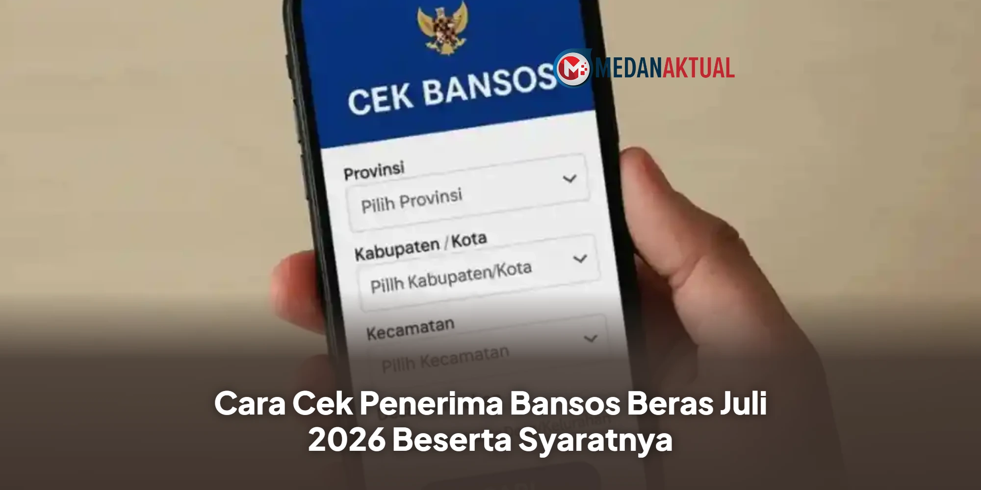 Cara Cek Penerima Bansos Beras Juli 2026 Beserta Syaratnya