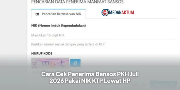 Cara Cek Penerima Bansos PKH Juli 2026 Pakai NIK KTP Lewat HP