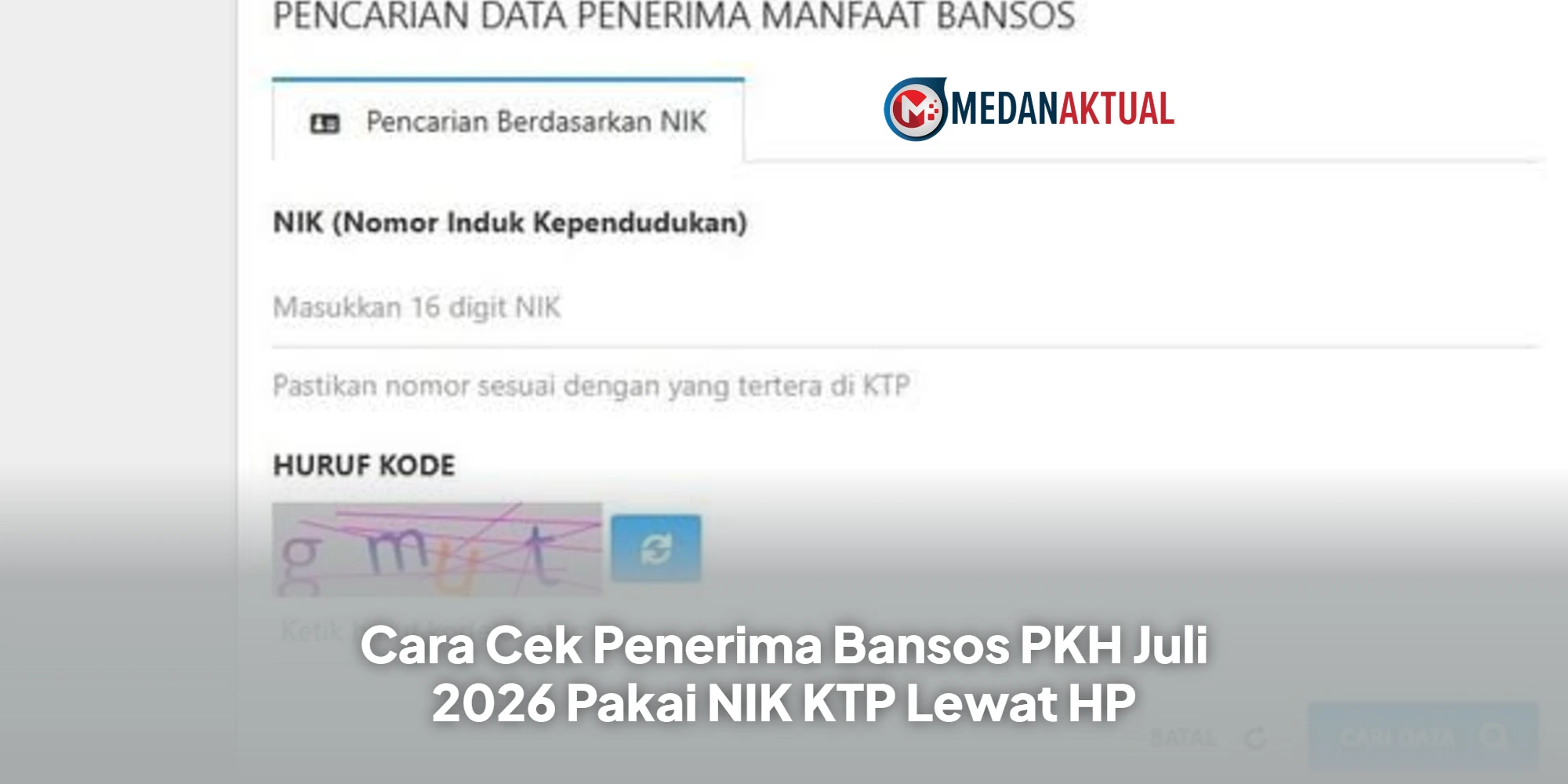 Cara Cek Penerima Bansos PKH Juli 2026 Pakai NIK KTP Lewat HP