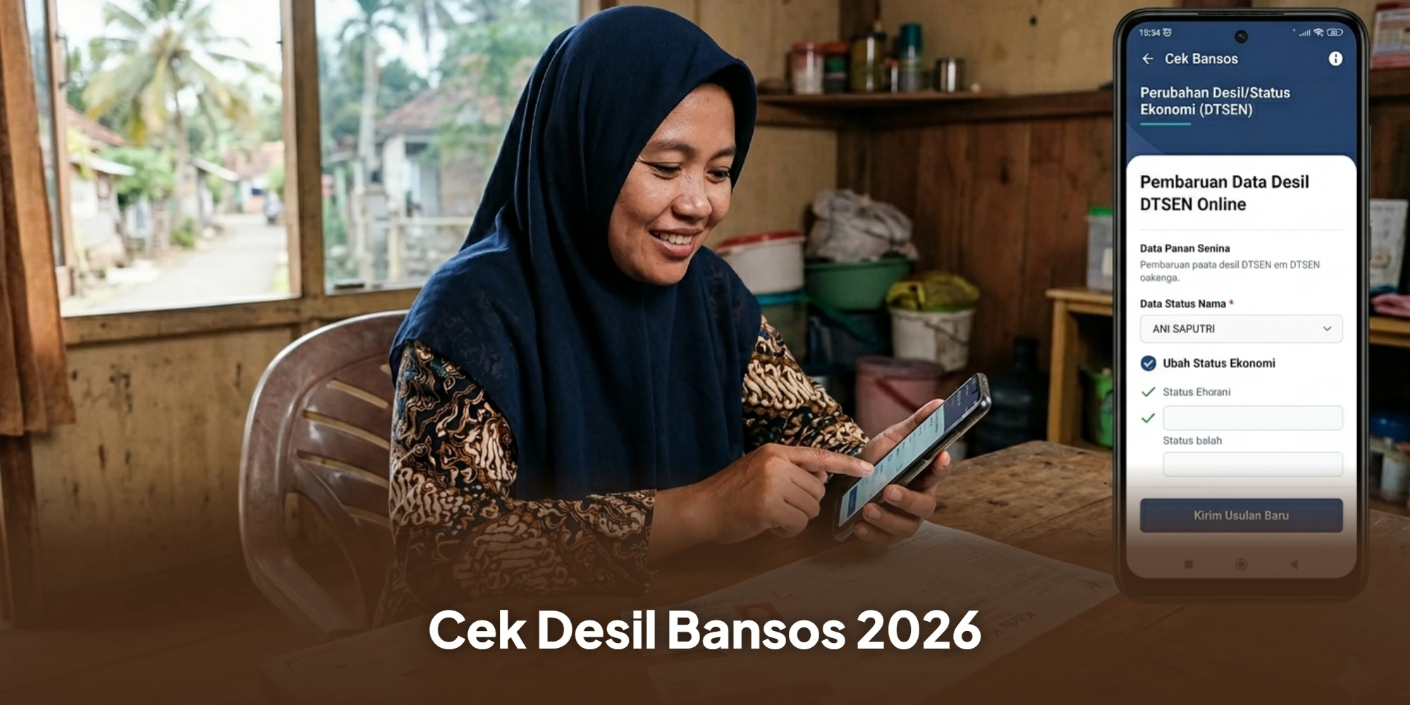 Panduan Cek Status Desil Bansos 2026 Menggunakan NIK KTP Secara Online