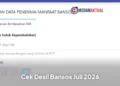 Panduan Cek Desil Bansos Juli 2026 Secara Online Lewat cekbansos.kemensos.go.id