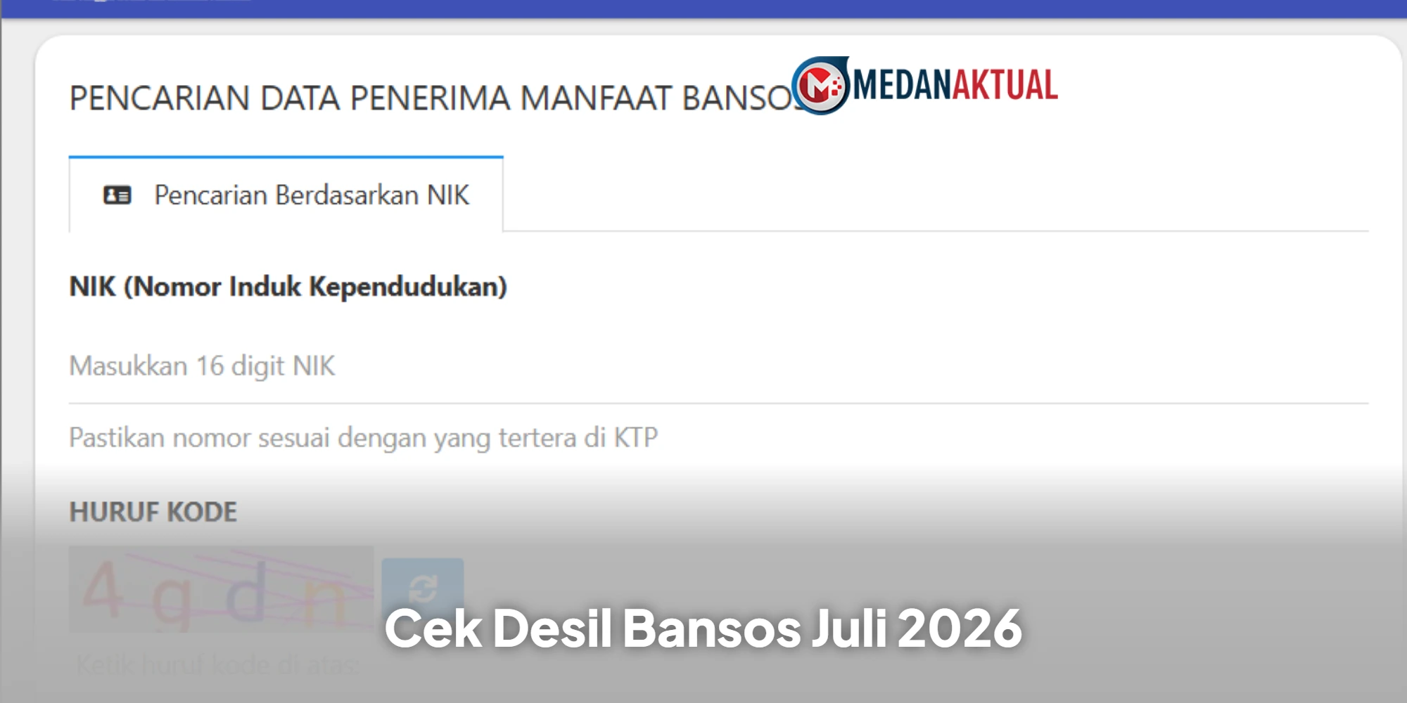 Panduan Cek Desil Bansos Juli 2026 Secara Online Lewat cekbansos.kemensos.go.id