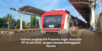 Jadwal Lengkap KA Prameks Jogja–Kutoarjo PP 16 Juli 2026, Jangan Sampai Ketinggalan Kereta