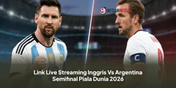 Link Live Streaming lnggris Vs Argentina Semifinal Piala Dunia 2026, Kick Off Jam Berapa?